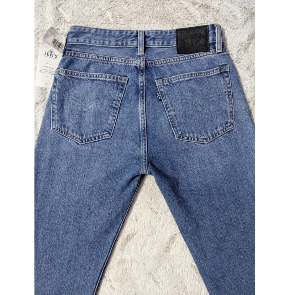 🚫SOLD🆕Levi 501 Made&Crafted Slim Crop Jean's - Picture 6 of 8